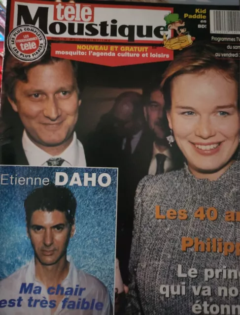 Etienne Daho Magazine Télé Moustique. Neuf. 2000