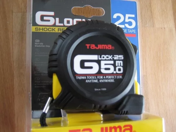 Tajima Measuring Tape Section 5 Meter G5P50MY 25mm Stahlmass Taschenbandmass