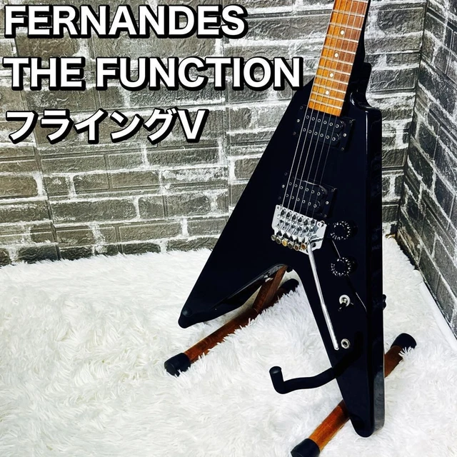 FERNANDES/BSV THE FUNCTION フライングVタイプ Fernandes The Function Flying V BSV-55 1980's Red Sparkle