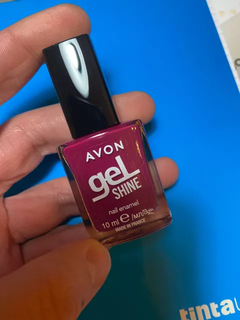 AVON Smalto Effetto gel Shine Racing Hearts Smalto Unghie No Fornetto Rosso Rosa