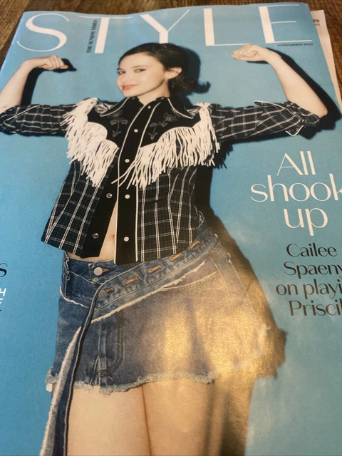 SUNDAY TIMES STYLE 17 December 2023 Cailee Spaeny Priscilla Elvis