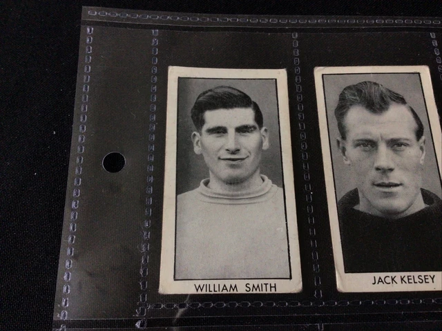 D.C Thomson - Footballer Stars - Adventure (1957)  -  10 Cards - G+/VG- COND 3