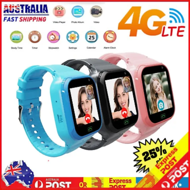 Kids Smart Watch With Video Call,Voice Chat, GSM SIM Alarm Camera SOS Call