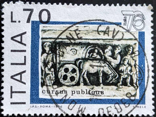 Stamp Italy SG1487 1976 70L International Philatelic Exhibition Used