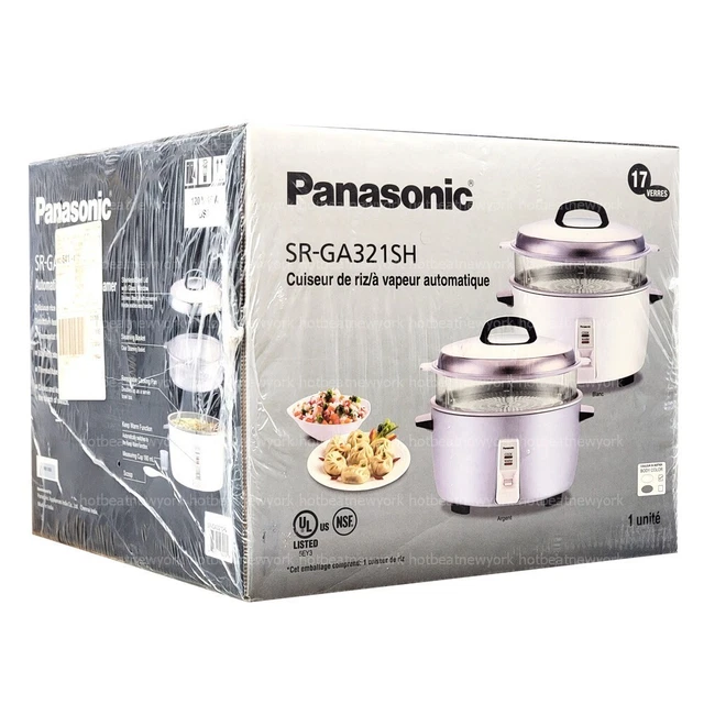 PANASONIC SRGA321SH 17CUP 3.2L Commercial Large Rice Cooker with