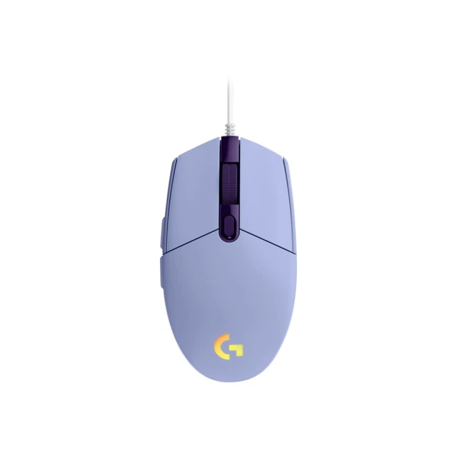 Logitech G203 Gaming-Maus mit anpassbarer LIGHTSYNC RGB-Beleuchtung lila