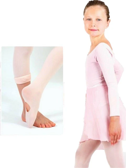 Calze Convertibili Per Danza 2 Paia - Senza Cuciture, Per Ballerine, Bambine 3-12 Anni - Foto 4