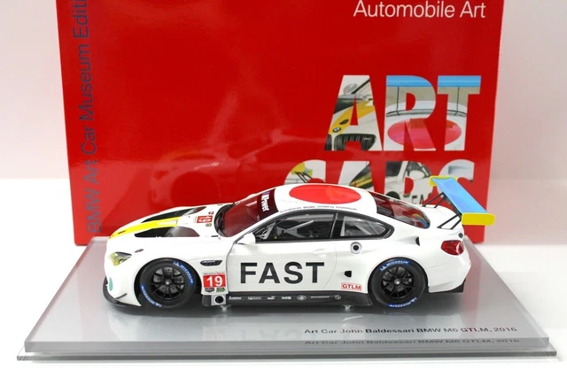 1:18 Kyosho BMW M6 Gtlm 2016 Art Car John Baldessari Dealer Version 1:18 Kyosho BMW M6 Gtlm 2016 Art Car John Baldessari Dealer Version