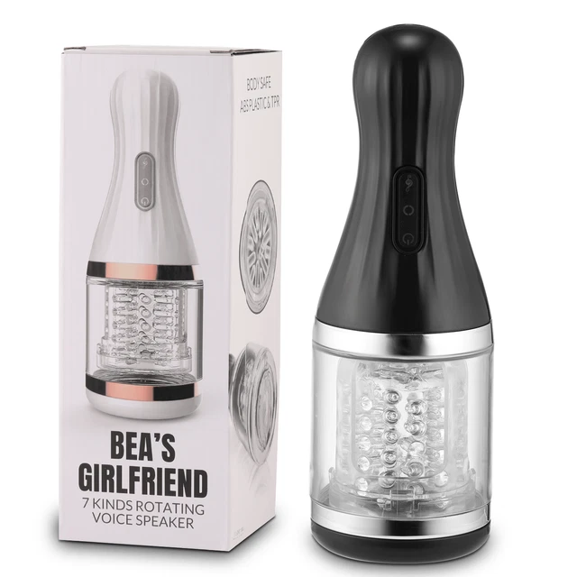 Masturbator Cup Automatischer Masturbieren Taschenmuschi mit 7 Rotationsmodi