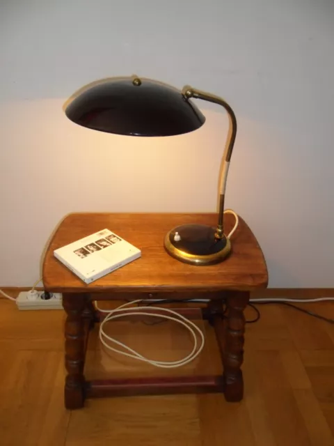 Schreibtischlampe Ära 'Helo', Bauhaus, Art Deco Lampe Stil 50er-Jahre. 2