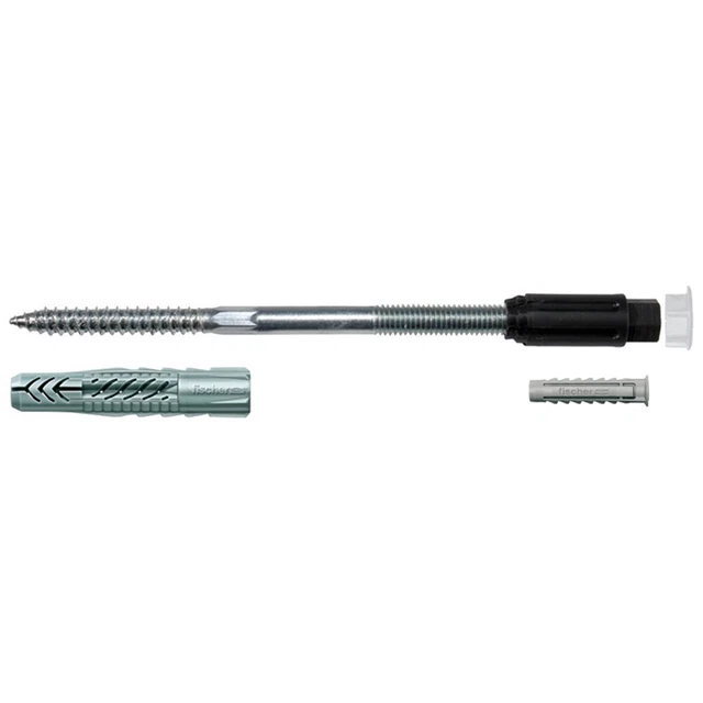 Fischer tedesco Sistema di ancoraggio 8/120 M6 viti per legno 045688 acciaio