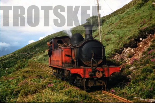 35mm Slide IRELAND County Donegal Railways Steam Loco 1960 Barnesmore Gap