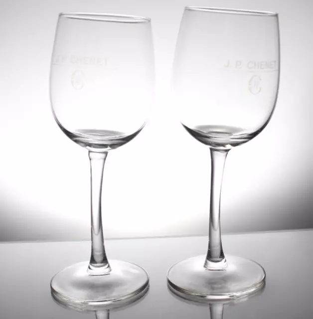 Set of 2 Wonky Wine Glasses J.P. Chenet 250ml