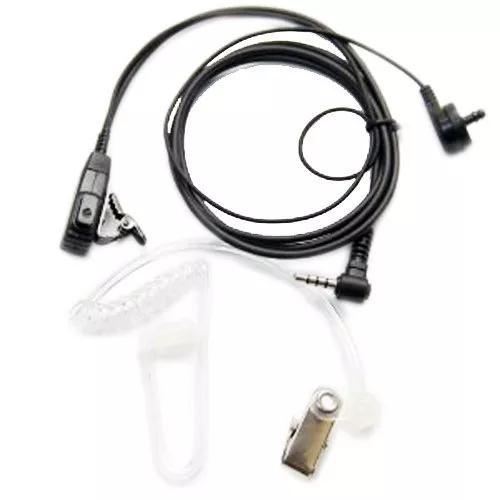 Micro Auricolare Trasparente Per Yaesu Y Vertex 1 Spinotto Vx-2R, Vx-3R Vx-5R,