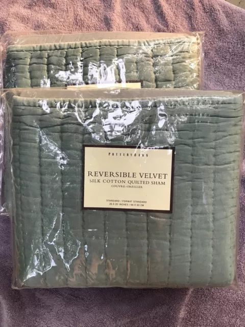 NEW POTTERY BARN Silk Channel Two-Tone Reversible Euro Quilted Sham  Brownstone $59.50 - PicClick