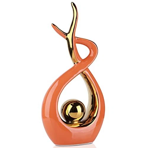 Suruim Home Decoration Modern Abstract Art Ceramic Statue Dining Table Decora...