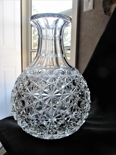 American Brilliant Russian Carafe w/Brilliant Shape and Condition