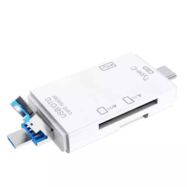 6 in 1 USB 3.0 OTG Card Reader for Secure Digital/TF Cardreaders Splitter9777