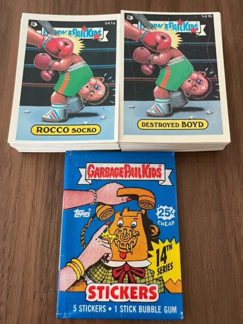 '88 Topps Garbage Pail Kids Original 14th Series 14 GPK 88-Card VARIANT Set OS14