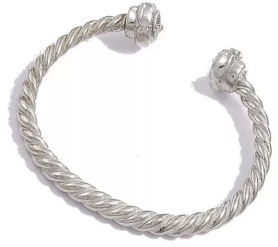 Pewter Twist Celtic Torc Bangle