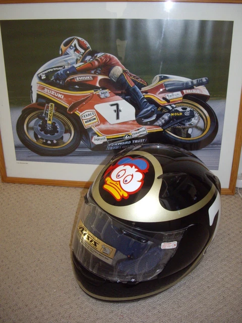 Barry Sheene Limited Edition Art Print – 90x70cm – Motorcycle Art By Colin Carter – Signed & Numbered