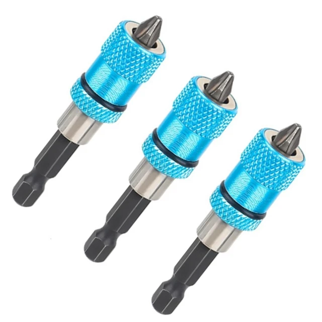 Lot de 10 rallonges magnétiques pour porte-embouts, tige hexagonale de 6,35 mm, à libération rapide pour vis, écrous, perceuses, tournevis portables 50/60/75/100/150 mm
