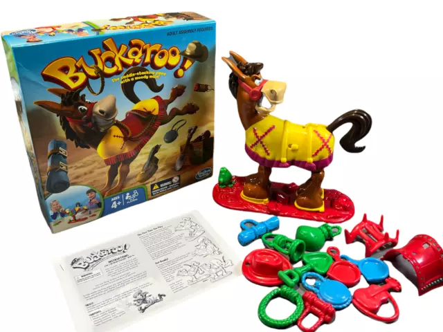 BUCKAROO! by Hasbro Gaming 'The Saddle-Stacking Game!' 2014 Edition  ~  Complete 2