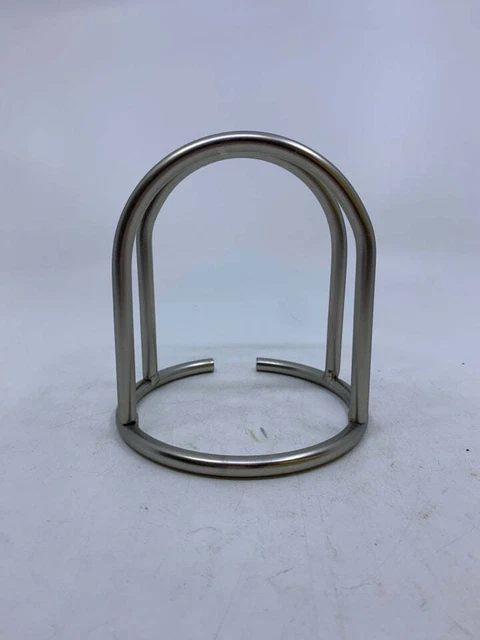 Thick Silver Napkin Holder.