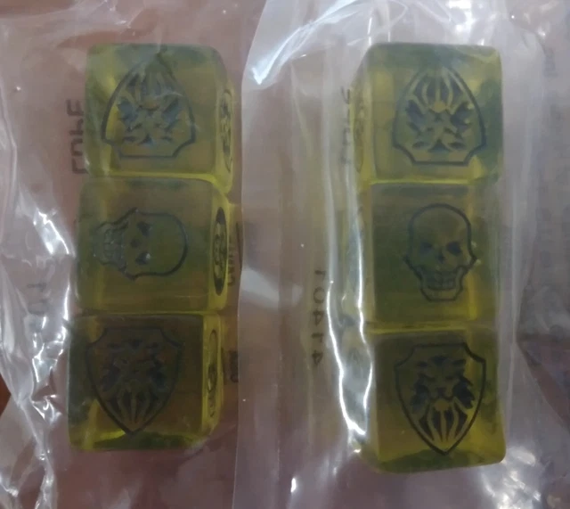 HEROQUEST JUNGLES OF Delthrak GenCon 2024 lot de 6 dés promo jaunes scellés EUR 108,18 PicClick FR
