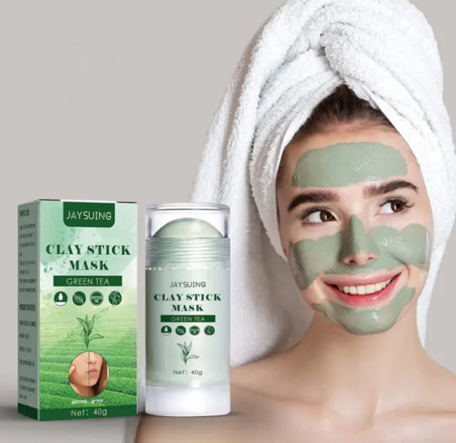 Máscara de té verde - máscara removedora de espinillas máscara de limpieza profunda no porosa