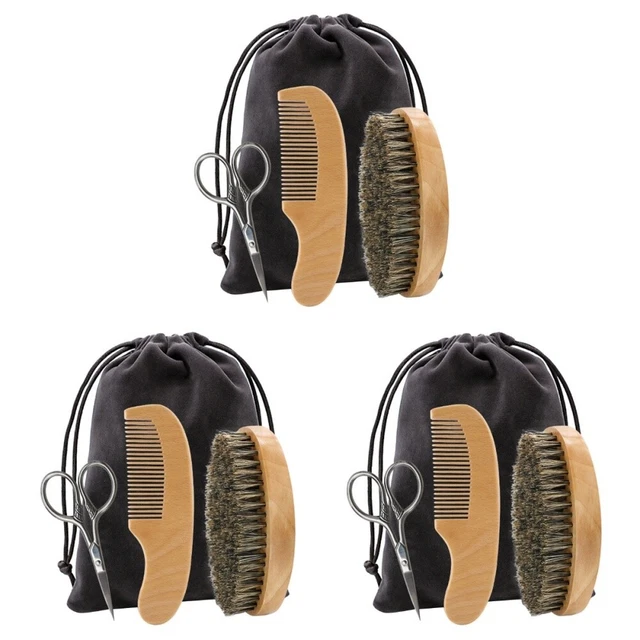 Set da barba barba barba rasoio set cura barba rasoio per uomo capelli