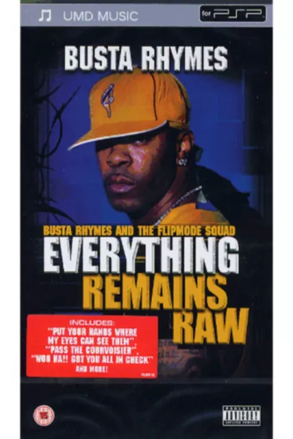 Psp Umd - Busta Rhymes - Everything Remains Raw **Neu**