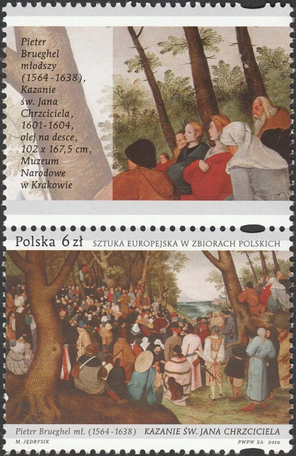 Poland 2019 - European art in Polish collections (II) - Fi 5020 pw MNH**