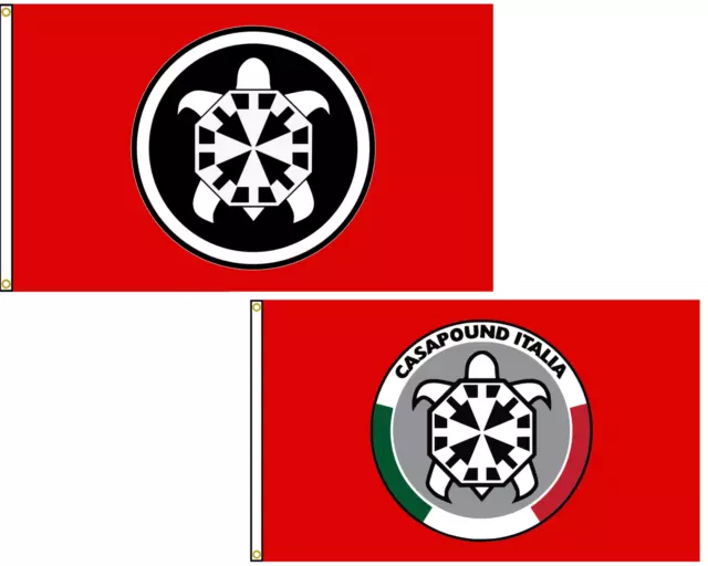 CASAPOUND Italia flag choose design 90x150cm or 60x90cm/3x5ft or 2x3ft