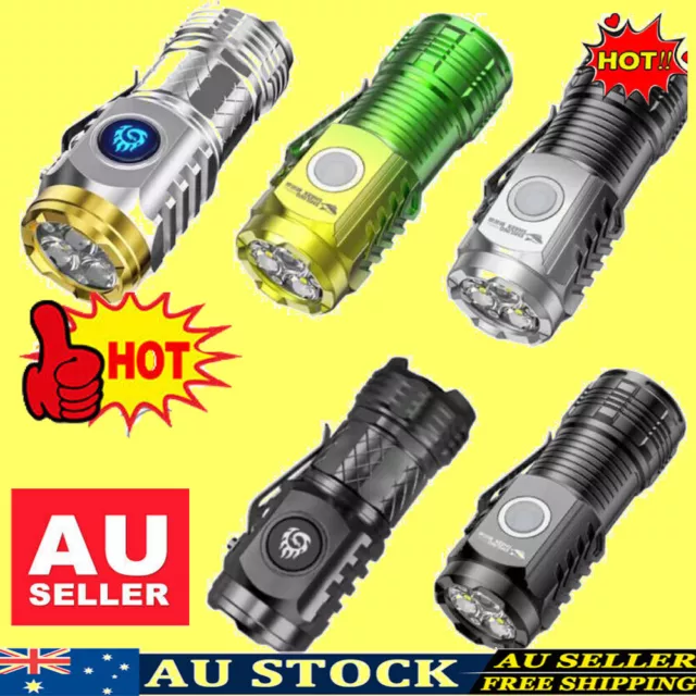 German Three-Eyed Monster Mini Flash Super Power Flashlight, Three-Eyed  Monster Mini Flashlight, High Lumens Flashlight, Handheld Flashlight (2pcs)