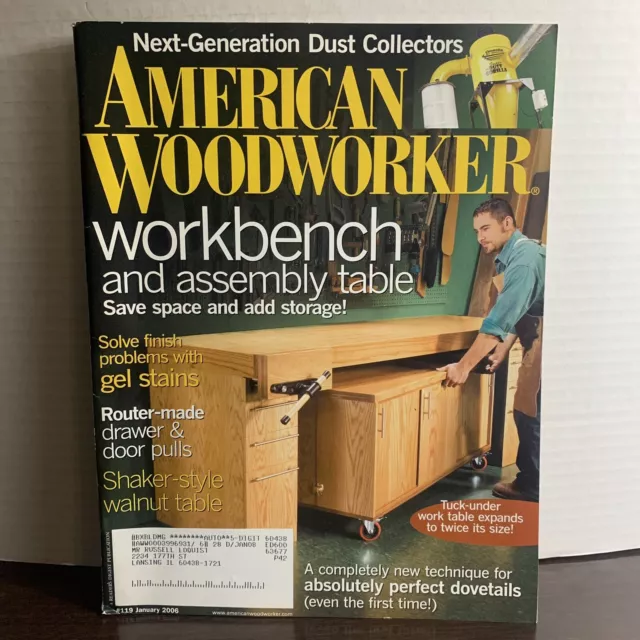 American Woodworker January 2006 Workbench And Assembly Table To Save Space