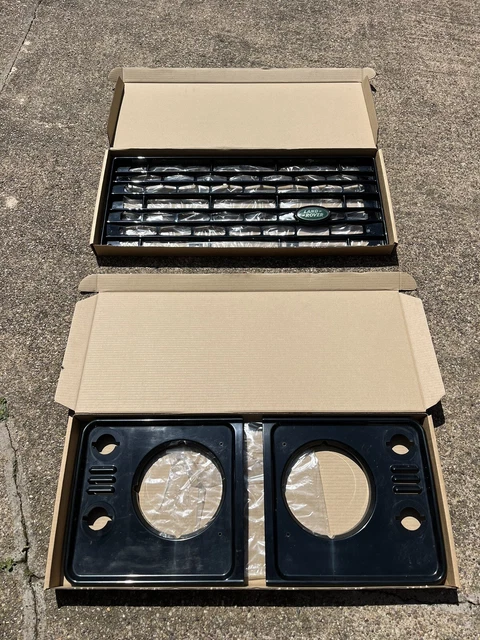 Land Rover Radiator Grill LAND ROVER DEFENDER radiator grille & Headlight Surrounds £25.00 ...