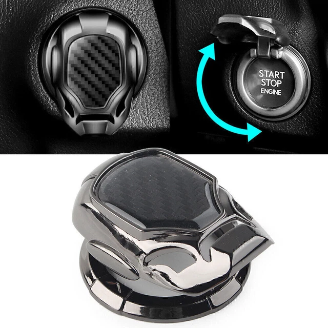 Universal Car Auto Ignition Engine Decor Ring Trim Cover Cap Start Stop Button