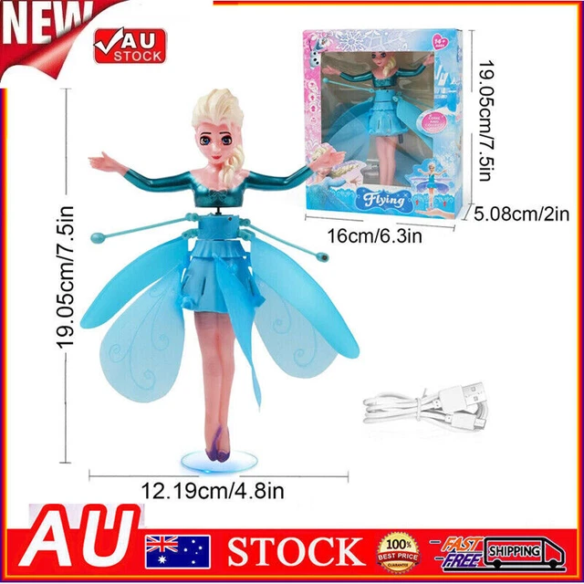 Flying Fairy Girls Princess Doll Magic Infrared Auto Induction Control Kids Toys