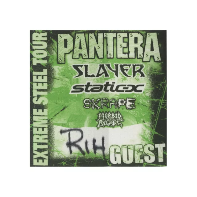 Pantera 2001 Reinventing the Steel concert tour Backstage Pass