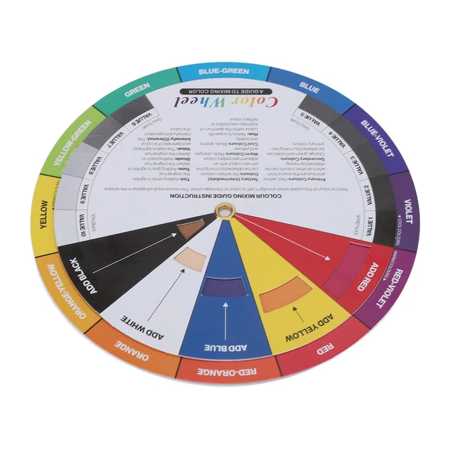 Diagramma ruota colore tatuaggio diametro 13 cm prevenzione scolorimento pigmento tatuaggio SG5
