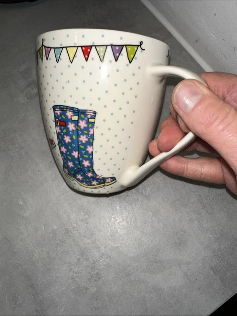Théière Queens Caravan Trail Festival - Céramique, 2-3 Tasses + Mug, UK