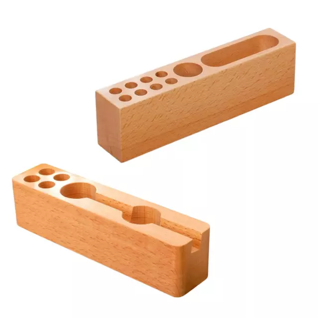Portapenne in legno Organizer da scrivania multiuso Portamatite in legno per