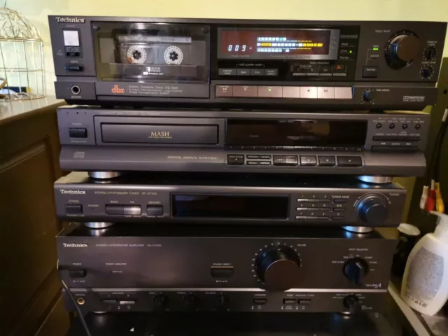 Reproductor de cassette Technics RS-B85, 3 cabezales, 2 motores, 1985, DBX, Dolby B C EXCELENTE