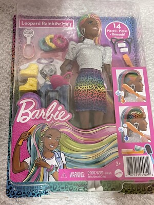 barbie leopard rainbow