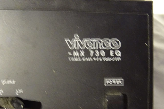 ancienne table de mixage VIVANCO MX 740 Stéréo Mixer 5