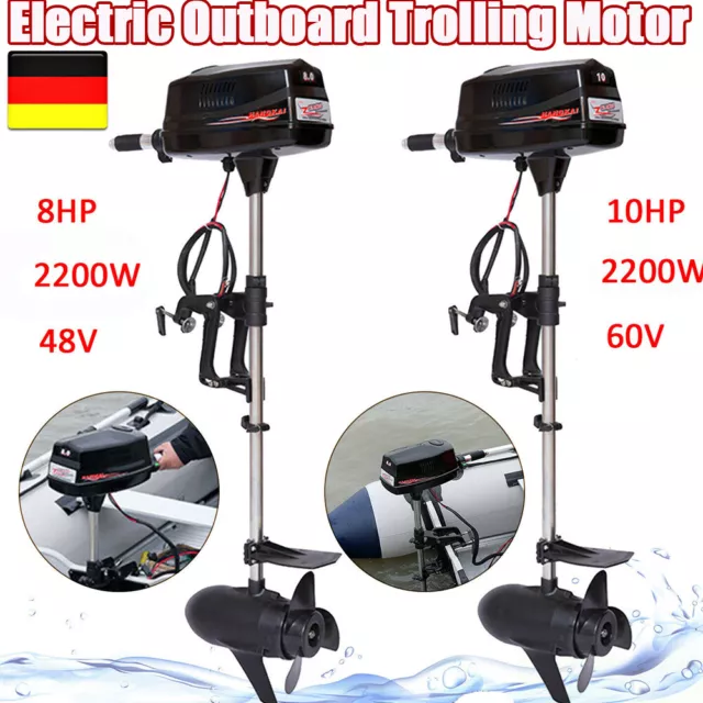 2200W 60V Elektrischer Außenborder Marine Bootsmotor