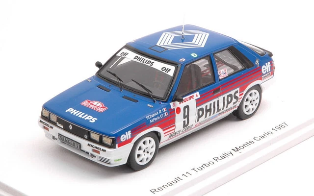 Renault 11 Turbo No.31 Rally Monte Carlo 1985 A.Oreille S5566 Spark 1