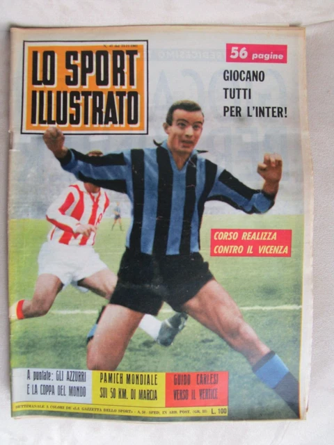 Lo Sport Illustrato 1961 N.16 – Van Looy, Juve-Inter, Nencini – Magazine Vintage