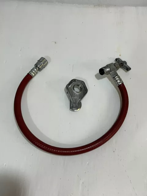 R12 Refrigerant Freon ID Interdynamics Charge Hose & Can Tap 2